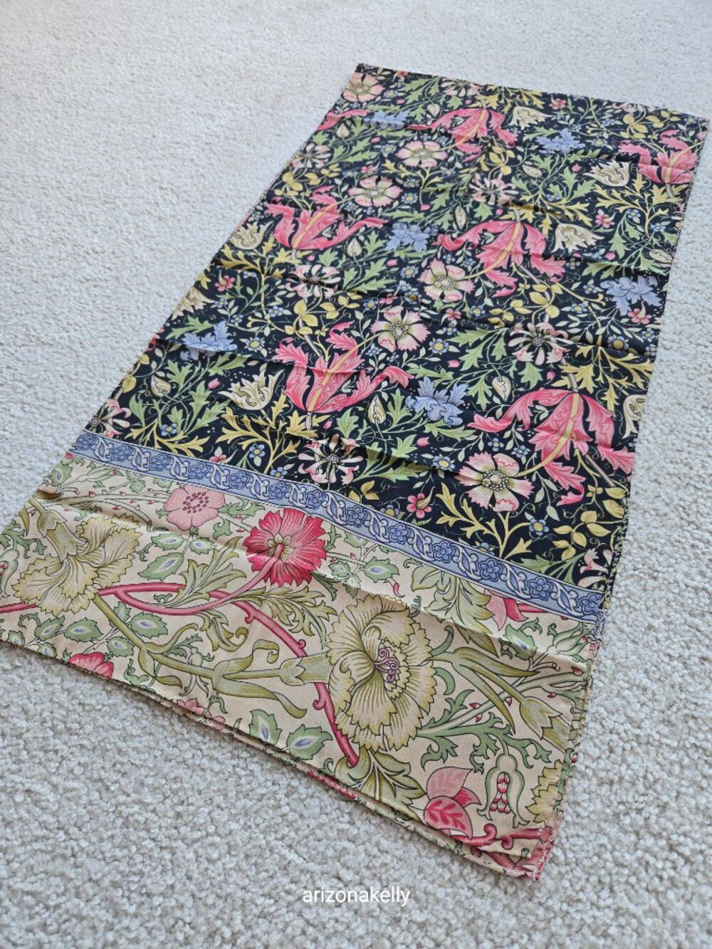 NWT The Met Silk Oblong Scarf William Morris - Picture 9 of 16